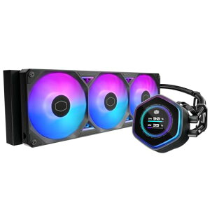 Cooler Master ML 360 Atmos II LCD ARGB ���A���^�C���\���Ή�LCD���� 360mm����CPU�N�[���[ [M