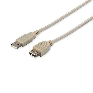 �o�b�t�@���[ BUFFALO USB2.0�����P�[�u�� (A to A) �A�C�{���[ 1.5m BSUAA215IV