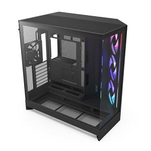 NZXT H9 Flow RGB (2025) �f���A���`�����o�[ RGB�t�@������ �~�h���^���[�^PC�P�[�X �u���b�N CM-H92FB-R1
