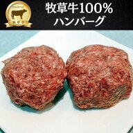 ハンバーグステーキ100g（牧草牛100％）10個　無添加（つなぎパン粉・片栗粉・野菜　不使用）グラスフェ…