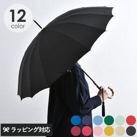 前原光榮商店 婦人長傘 NEWトラッド16カーボン 傘 雨傘 レディース おしゃれ 日本製 高級 上質 贈り物 母の日 婦人傘