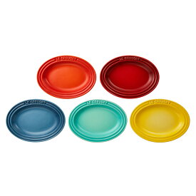 Le Creuset ル・クルーゼ ミニプレート 5枚入り レインボー ルクルーゼ お皿 セット おしゃれ かわいい ミニ皿 豆皿 結婚祝い プレゼント 贈り物 ギフト 【あす楽対応】