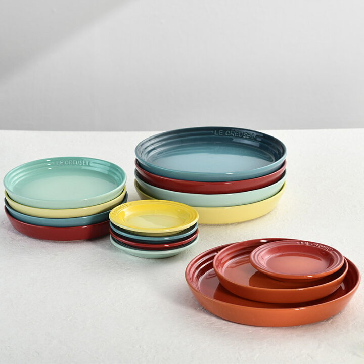 楽天市場】Le Creuset ル・クルーゼ ネオラウンドプレート 17cm 5枚 
