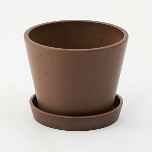 Horn Please ホーン プリーズ エコフレンドリー フラワーポット ラテール W/プレート M ポット 植木鉢 おしゃれ 5号 エコ 屋外 屋内 穴 フラワー グリーン