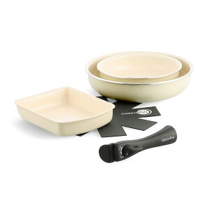 GreenPan O[p NbNVFt 5_Zbg tCp Zbg 肪   20cm 26cm IHΉ mXeBbNR[eBO łtɂ H@Ή Mtg v[g