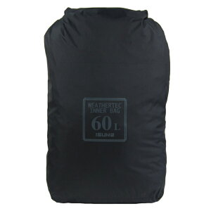 �C�X�J(ISUKA) WEATHERTEC Inner Bag 60(�E�F�U�[�e�b�N �C���i�[�o�b�O 60) 60L �u���b�N 356701