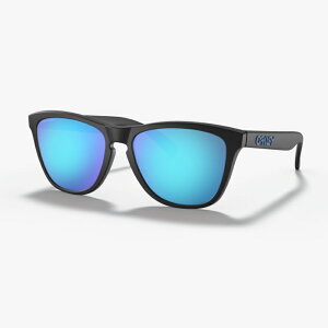 OAKLEY(I[N[) FROGSKINS(tbOXL)/LOW BRIDGE FIT XL(137mm) M.BLACK/P.SAPPHIRE OO9245-6154