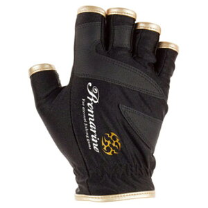 プロマリン(PRO MARINE) ストレッチグローブEX(5本指出) ブラックゴールド WPC019-GD