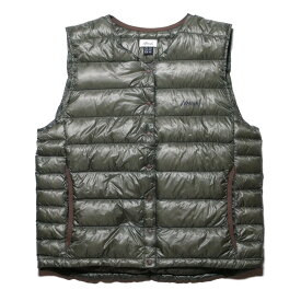 ナンガ(NANGA) INNER DOWN VEST(インナー ダウン ベスト ウィメンズ) WM KHA(カーキ) ND2242-1B313