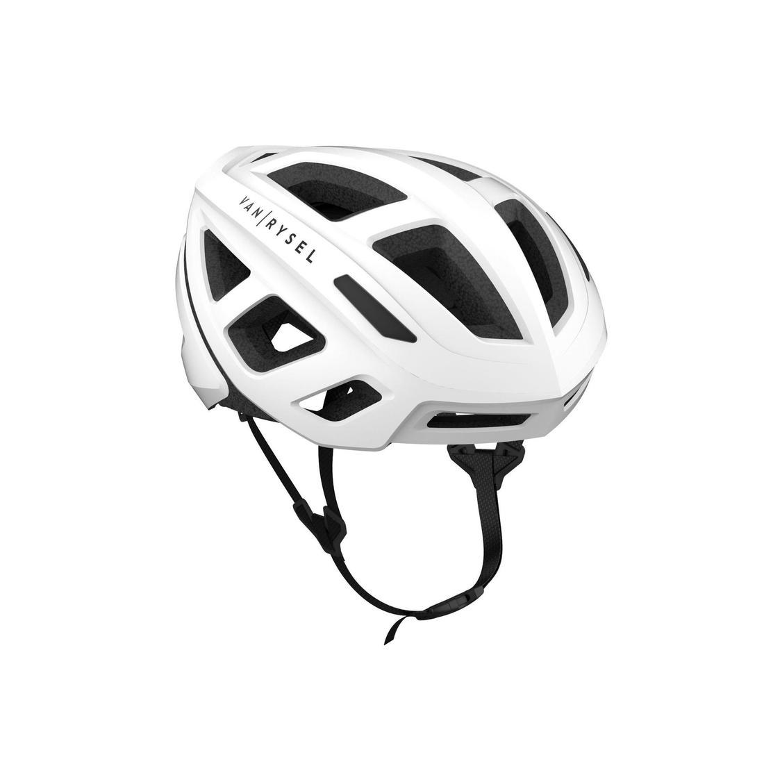 登場大人気アイテム ランキングや新製品 -自転車アクセサリー- VAN RYSEL ヴァンリーゼル ROADR サイクリングヘルメット 500 スノーホワイト L 2392714-8500016