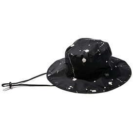 キウ(KiU) UV&RAIN PACKABLE SAFARI HAT(UV&RAIN パッカブル サファリハット) フリー スプラッシュブラック K85-135