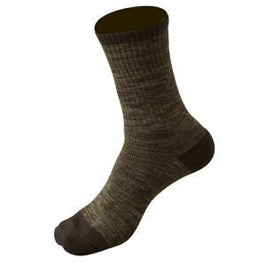 フリーノット(FREE KNOT) ハヤブサ フリーノット レイヤーテックミドルソックス 先丸 25〜27cm 64 オリーブ Y5140-26-64