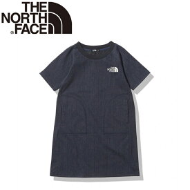 THE NORTH FACE(ザ・ノース・フェイス) 【24春夏】ガールズ ストレッチデニム マウンテン ワンピース 150cm インディゴ(ID) NTG12218