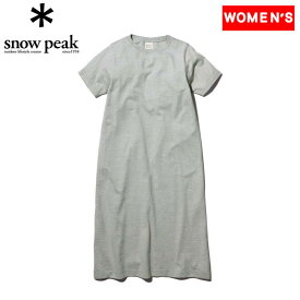 スノーピーク(snow peak) Women's Recycled Cotton Heavy Dress ウィメンズ 2 MG(エムグレー) SW-22SW40101MG