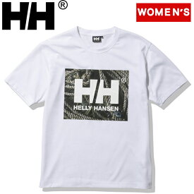 HELLY HANSEN(ヘリーハンセン) Women's フィッシング ロープ フォトティー ウィメンズ WL ホワイト×オアシスイエロー(XC) HE62219