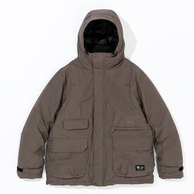 ジーアールエヌアウトドア(grn outdoor) TEBURA DOWN JACKET 21 L GRAY GO2239Q