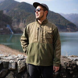 ジーアールエヌアウトドア(grn outdoor) NETALI JACKET IN&OUT M OLIVE GO1284F