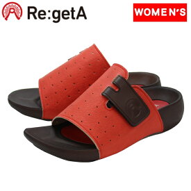 Re:getA(リゲッタ) Women's ルーム サンダル ウィメンズ M RED(レッド) R68E