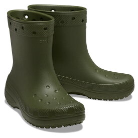 CROCS(クロックス) 【24春夏】CLASSIC RAIN BOOT(クラシック レインブーツ) 27cm(M9) Army Green 208363