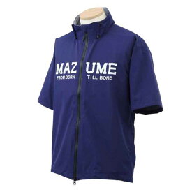 MAZUME(マズメ) mazume コンタクトレインジャケット ショートスリーブ 3L ネイビー MZRJ-687