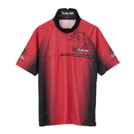 サンライン(SUNLINE) PRODRYシャツ(半袖) LL レッド SUW-04212CW