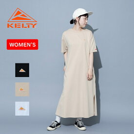 KELTY(ケルティ) Women's ミニロゴ ショートスリーブ Tシャツ ワンピース ウィメンズ M LT.BG(ベージュ) KE23112028