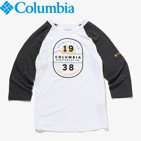 Columbia(コロンビア) Youth アウトドア エレメンツ 3/4 ショートスリーブ シャツ ユース M 105(WHITE×SHARK CSC GRA) AY0009