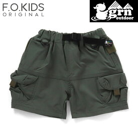 F.O.KIDS(エフ・オー・キッズ) Kid's grn outdoorコラボ TEBURA SHORTS mini キッズ 130 カーキ R223093