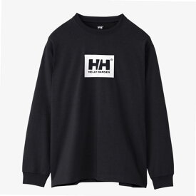 HELLY HANSEN(ヘリーハンセン) L/S HH LOGO TEE(ロングスリーブ HHロゴティー) S ブラック(K) HH32379