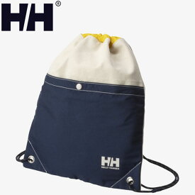 HELLY HANSEN(ヘリーハンセン) K COTTON CANVAS NAPSACK(キッズ コットンキャンバスナップサック) ONE SIZE アイボリー×オーシャンネイビー(IO) HYJ92351