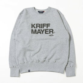 KRIFF MAYER(クリフメイヤー) 裏起毛 クルー (サガラロゴ) メンズ M 15(GRAY) 2323100