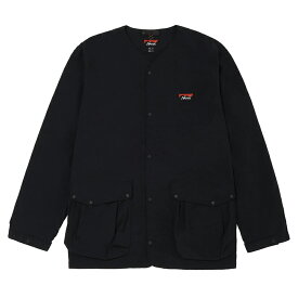 ナンガ(NANGA) 【24春夏】NYLON TUSSER NO COLLAR JACKET M BLK NW2411-1D501-A