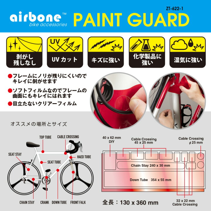 楽天市場】airbone(エアボーン) ZT-622-1 PAINT GUARD ZT-622-1 : ナチュラム アパレル専門店