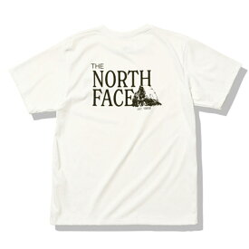 THE NORTH FACE(ザ・ノース・フェイス) ショートスリーブ ハーフドーム トゥー グラフィックス ティー メンズ S ホワイト(W) NT32380
