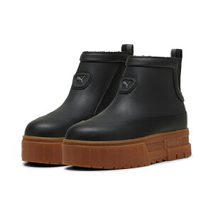 PUMA(v[}) MAYZE WELLIS BOOT LTH WNS(CY EFX u[c LTH) 24.5cm PUMA BLACK 398535-01