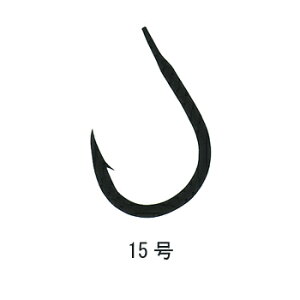 がまかつ(Gamakatsu) 石鯛(穴)9本入 釣15号 黒 12351