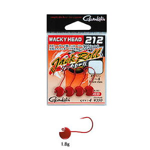 ���܂���(Gamakatsu) ���b�L�[�w�b�h212JACK ROLL 1.8g ���b�h 67165