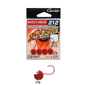 ���܂���(Gamakatsu) ���b�L�[�w�b�h212JACK ROLL 3.5g ���b�h 67165