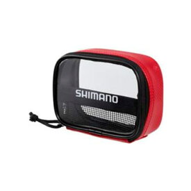 シマノ(SHIMANO) シマノ フルオープンポーチ レッド 718143