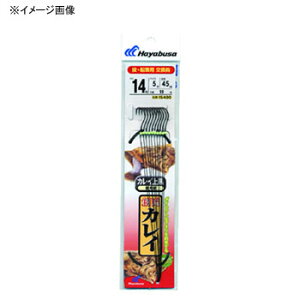 ハヤブサ(Hayabusa) 創流 カレイ カレイ上黒 黒エステル 鈎13/ハリス5 上黒 IS400
