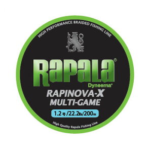 Rapala(���p��) ���s�m���@�E�G�b�N�X �}���`�Q�[�� 200m 1.2��/22lb ���C���O���[�� RLX200M12LG