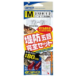 オーナー針 堤防五目完全セット M号 33280