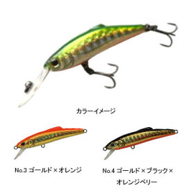 タックルハウス(TACKLE HOUSE) Buffet(バフェット) FD43 43mm No.4 ゴールド×ブラック×オレンジベリー