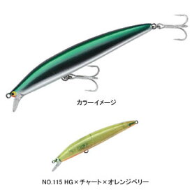 タックルハウス(TACKLE HOUSE) K-TEN セカンドジェネレーション K2F142 T-2 142mm NO.115 HG×チャート×オレンジベリー