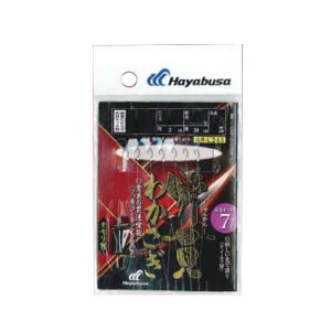 ハヤブサ(Hayabusa) 瞬貫わかさぎ 秋田キツネ型7本 オモリ付 鈎1ハリス0.2 C243