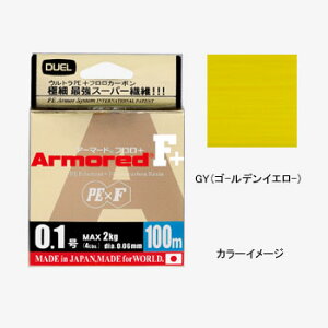 fG(DUEL) ARMORED F+ 100M 0.1/4lb GY(S[fCG[) H4012-GY