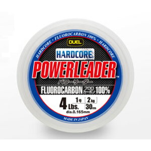 �f���G��(DUEL) HARDCORE POWERLEADER(�n�[�h�R�A �p���[���[�_�[) FC 30m 1��/4Lb �i�`�������N���A�[ H3440