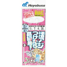 ハヤブサ(Hayabusa) ぶっこみ胴突飲ませ 移動式2段鈎 鈎5-4/ハリス5 白 HD300