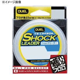 デュエル(DUEL) TB CARBON(カーボン) ショックリーダー 25m 24号/80Lbs. ナチュラルクリア H3498