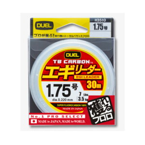 fG(DUEL) TB CARBON(J[{) GM[_[ 30m 1.75/7Lbs i`NA H3510